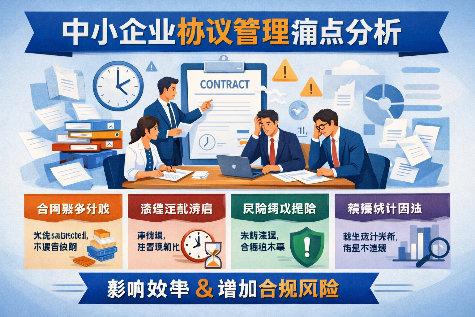 中小企业协议管理痛点分析
