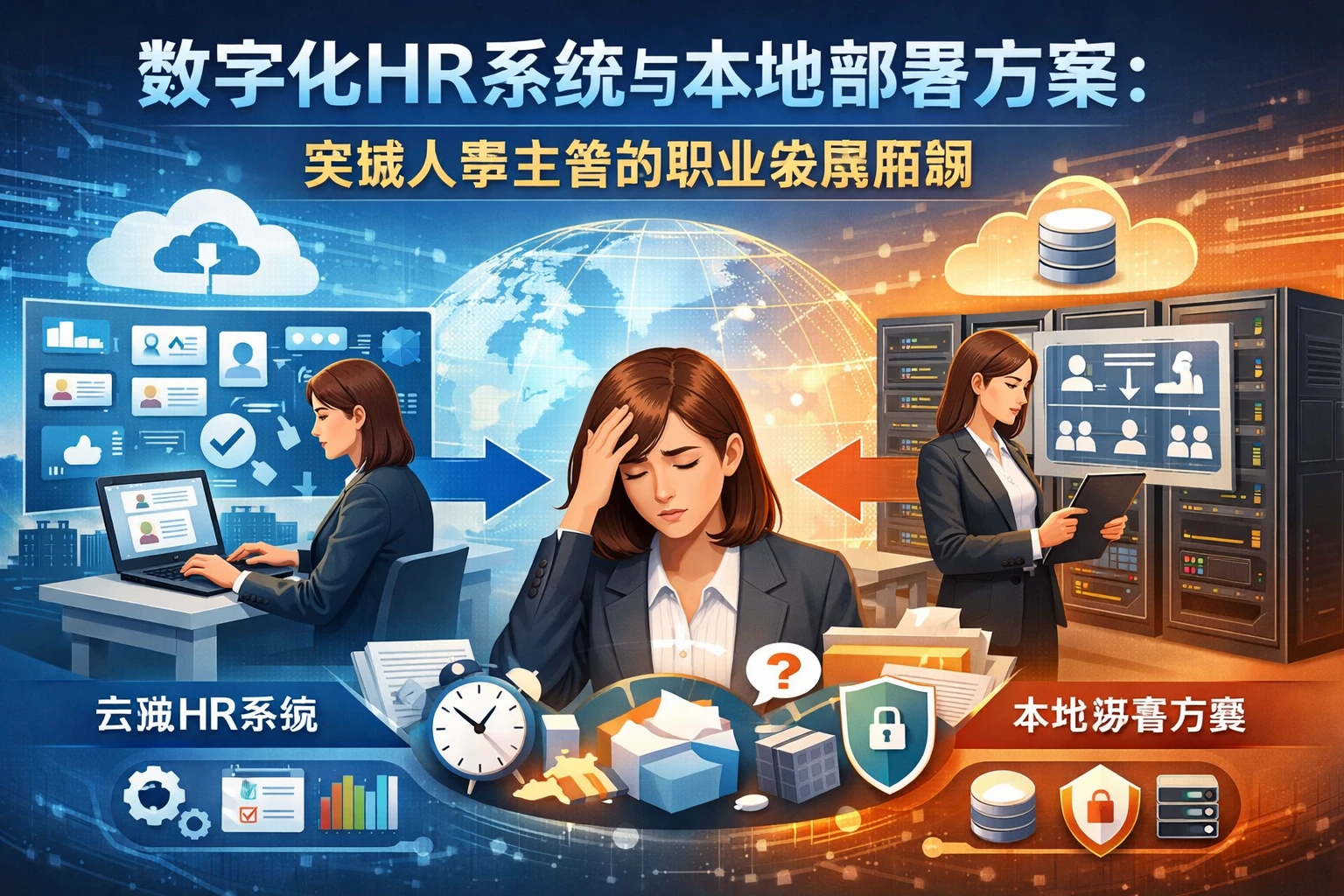数字化HR系统与本地部署方案：突破人事主管的职业发展瓶颈