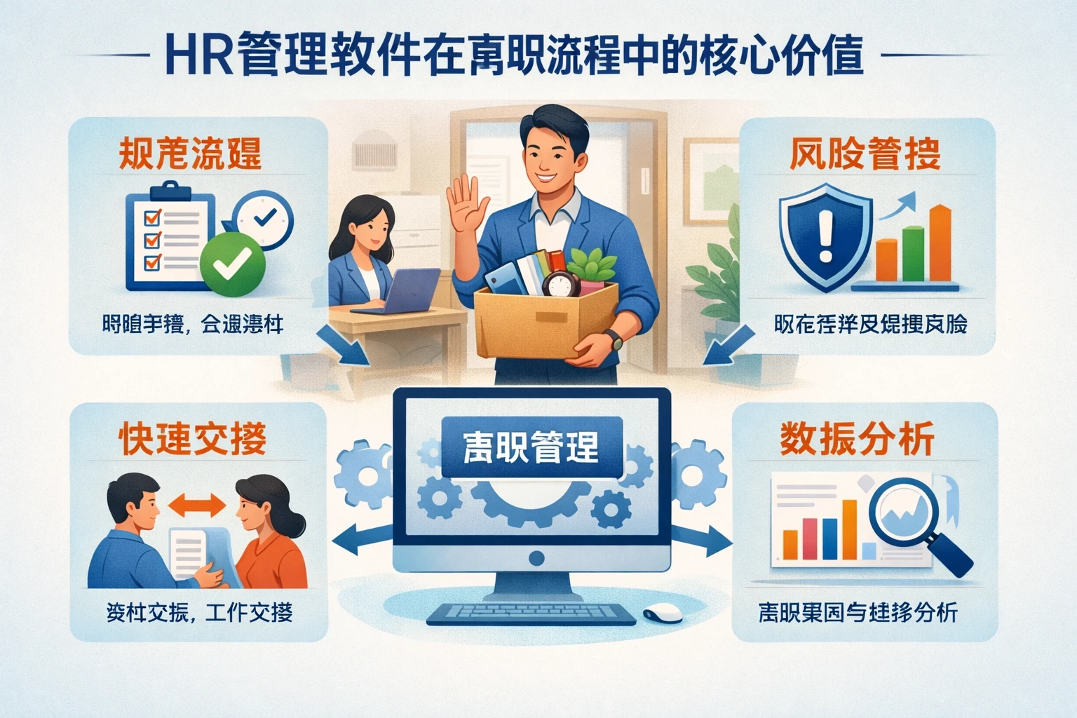 HR管理软件在离职流程中的核心价值