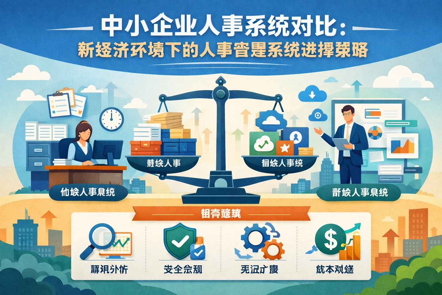 中小企业人事系统对比:新经济环境下的人事管理系统选择策略