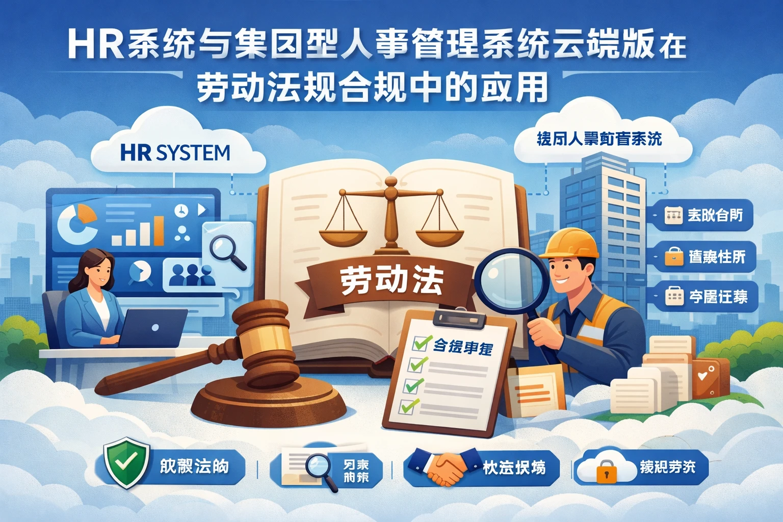 HR系统与集团型人事管理系统云端版在劳动法规合规中的应用