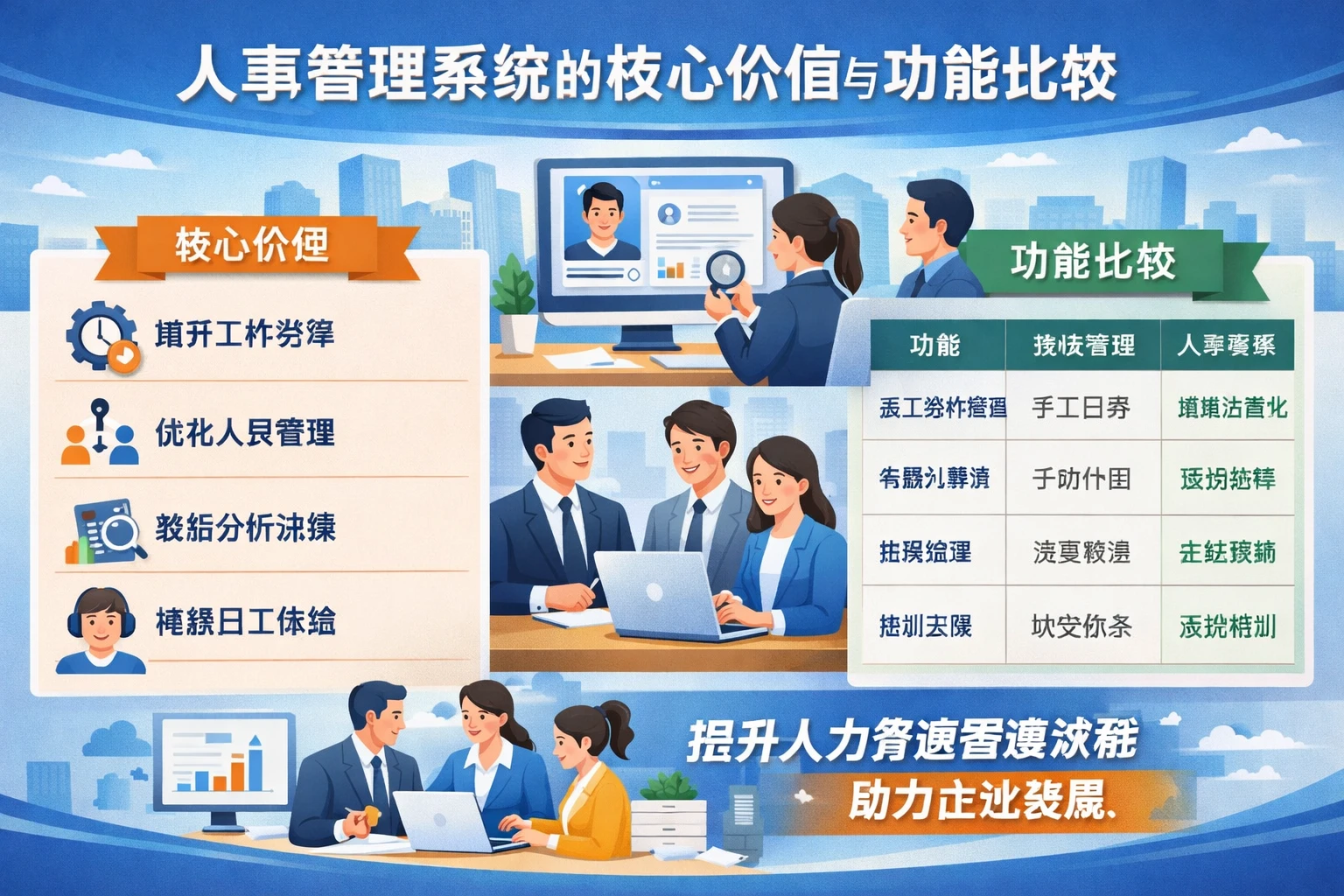 人事管理系统的核心价值与功能比较