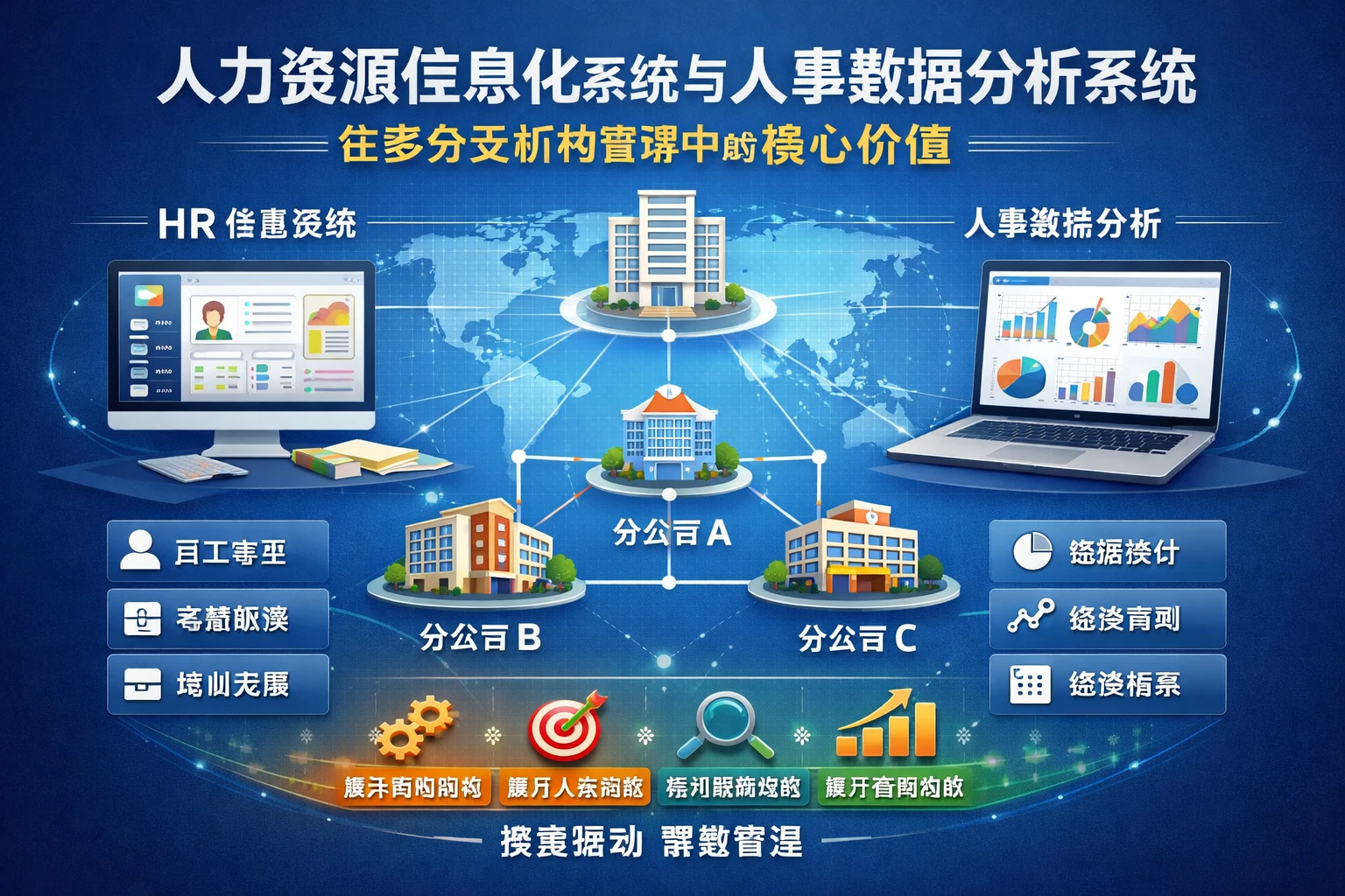 人力资源信息化系统与人事数据分析系统在多分支机构管理中的核心价值