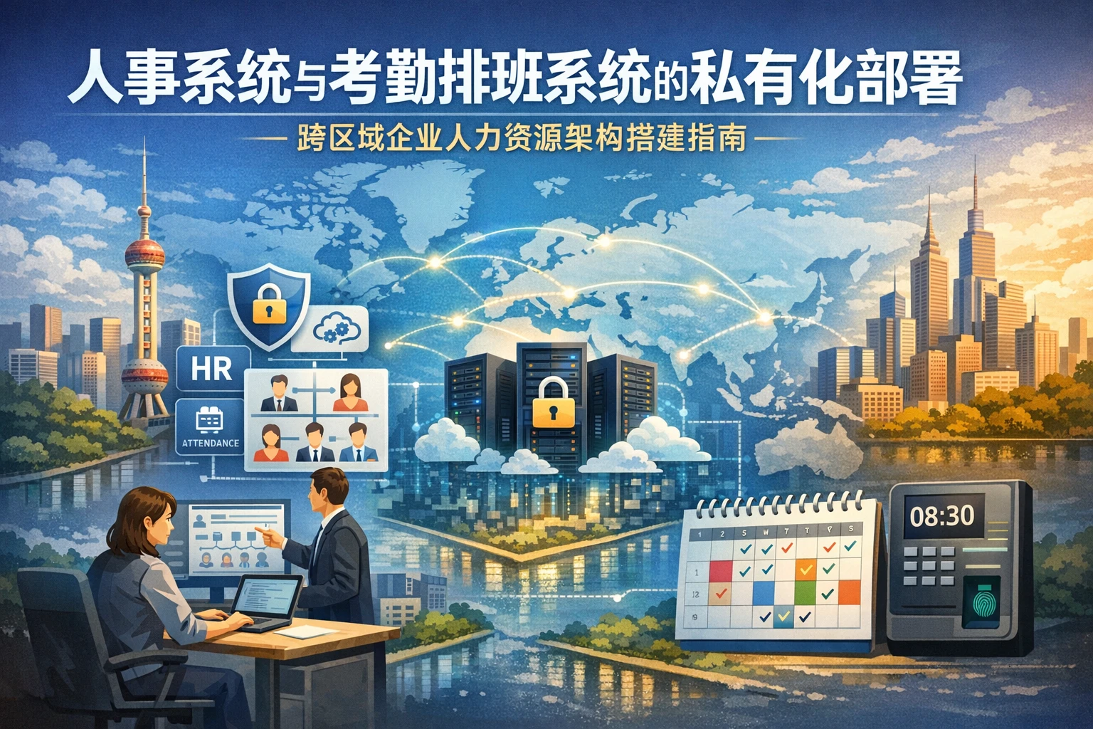 人事系统与考勤排班系统的私有化部署：跨区域企业人力资源架构搭建指南