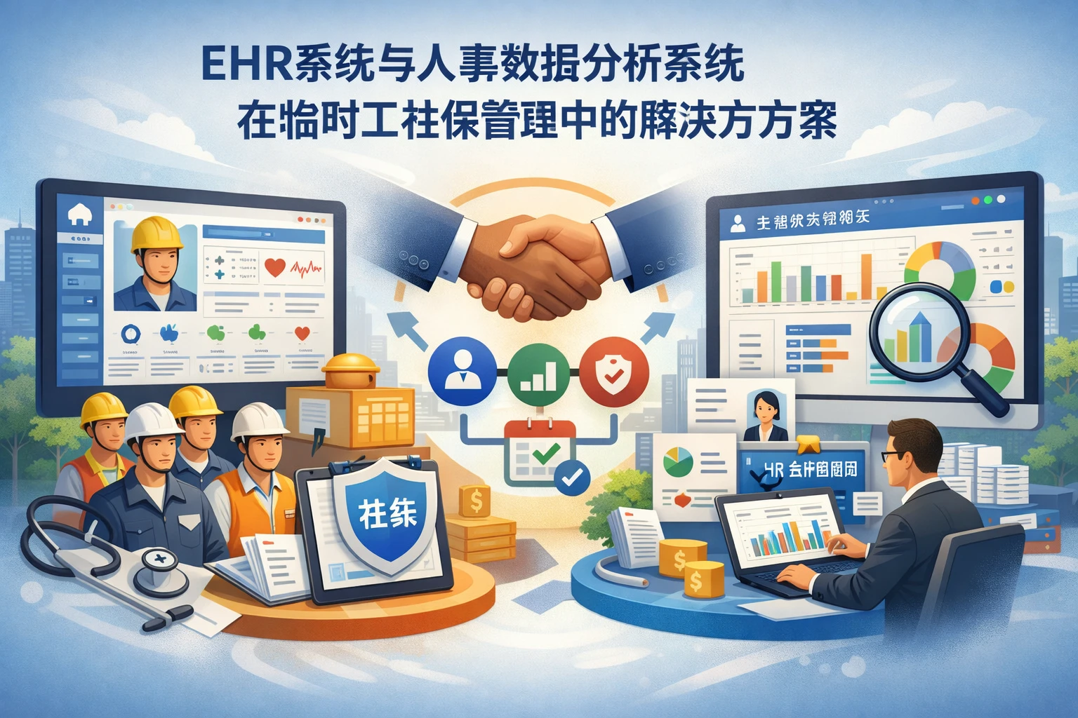EHR系统与人事数据分析系统在临时工社保管理中的解决方案