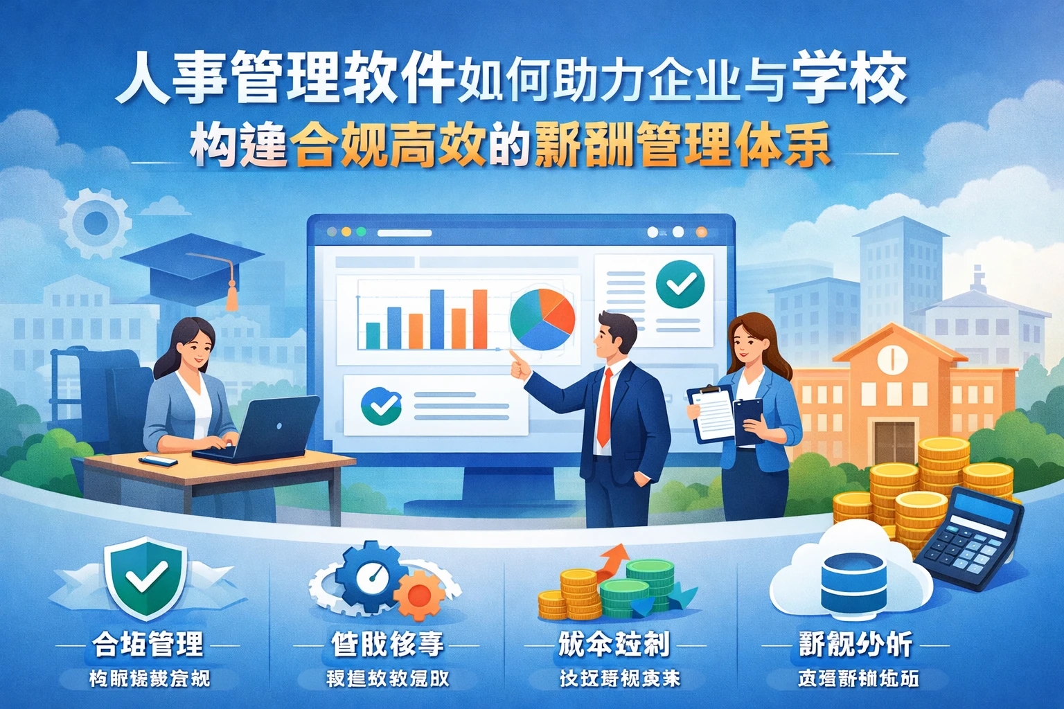 人事管理软件如何助力企业与学校构建合规高效的薪酬管理体系