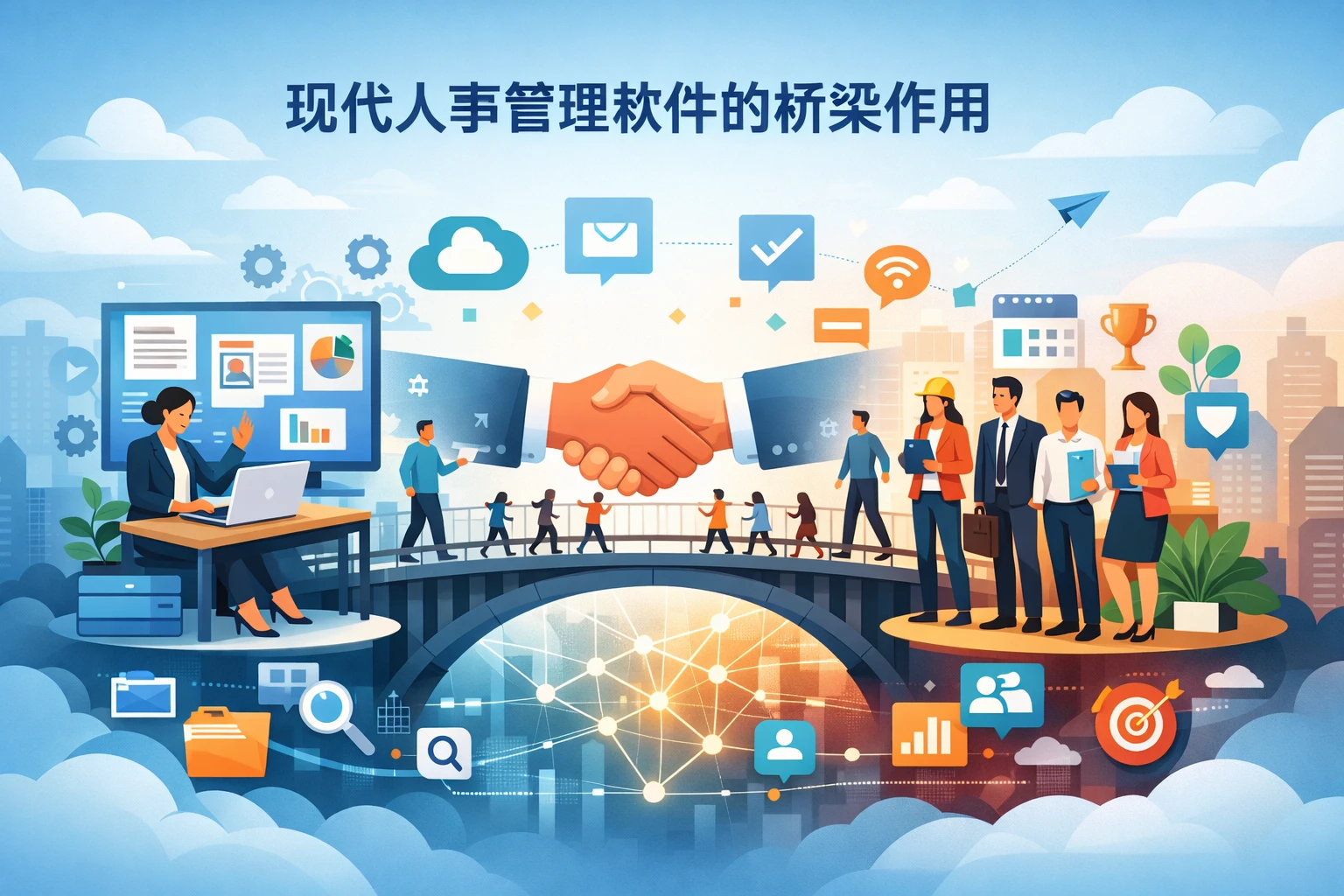 现代人事管理软件的桥梁作用