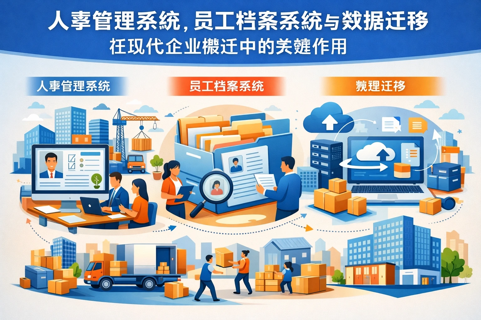 人事管理系统、员工档案系统与数据迁移在现代企业搬迁中的关键作用