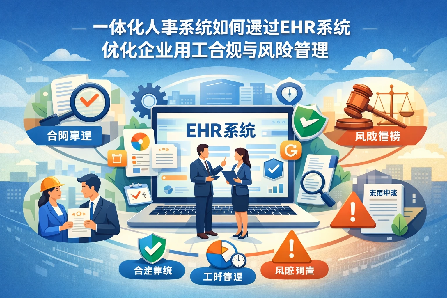 一体化人事系统如何通过EHR系统优化企业用工合规与风险管理