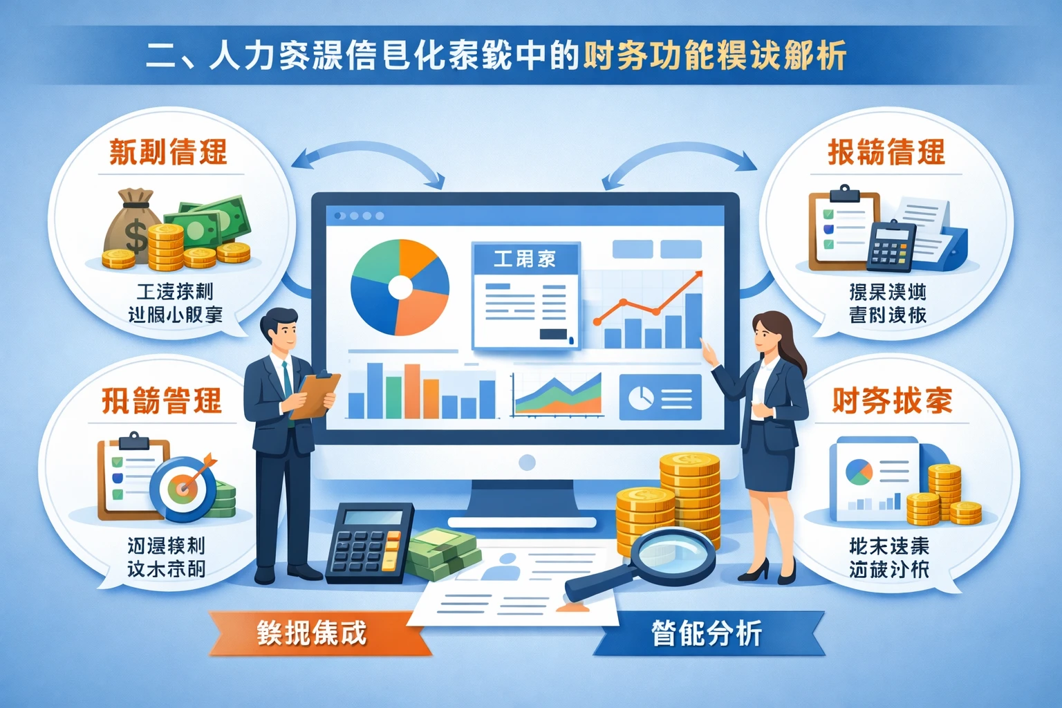 二、人力资源信息化系统中的财务功能模块解析