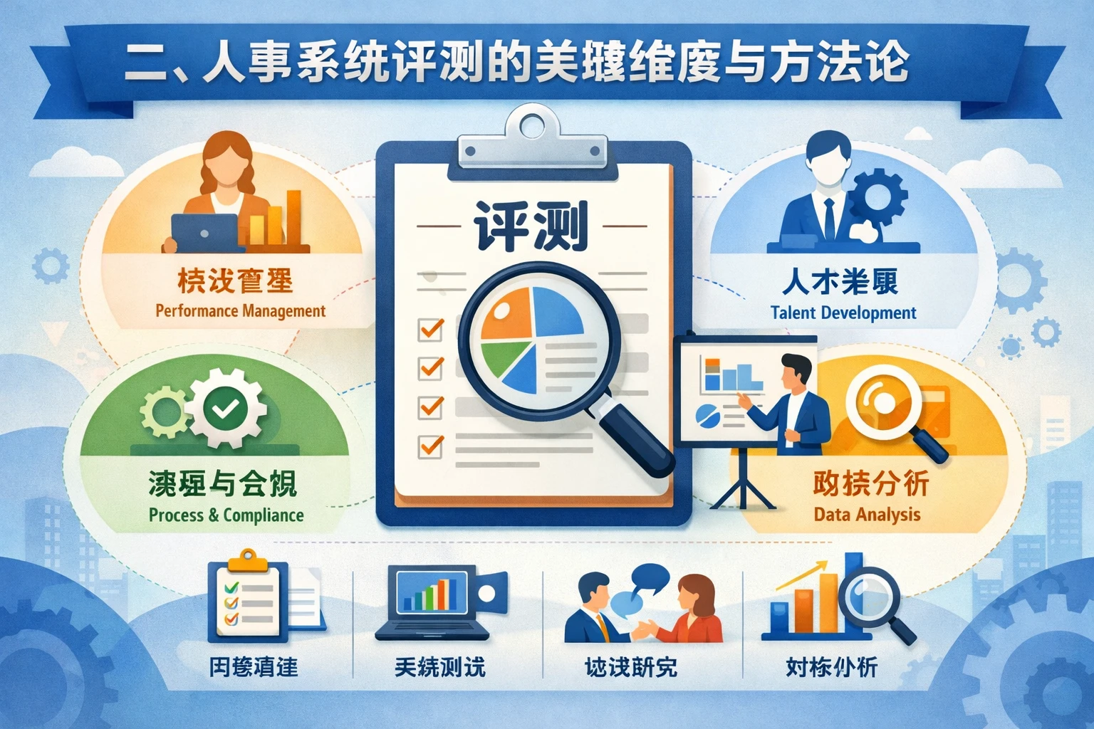 二、人事系统评测的关键维度与方法论