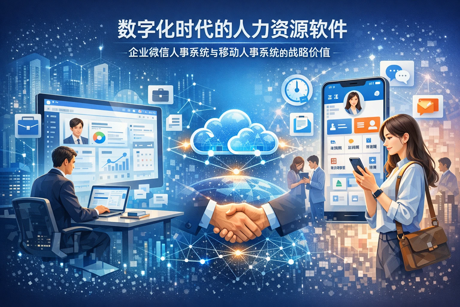 数字化时代的人力资源软件：企业微信人事系统与移动人事系统的战略价值