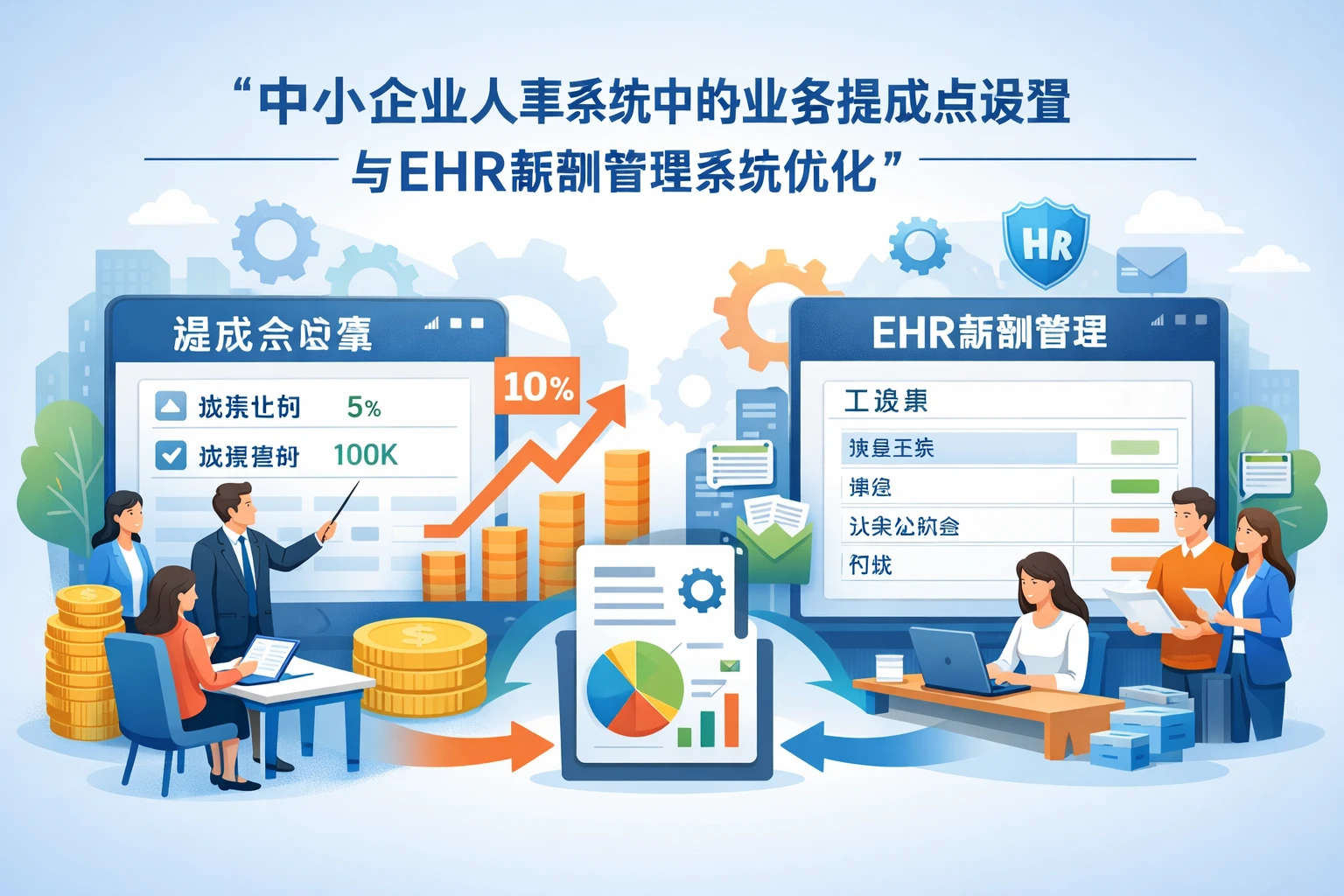 中小企业人事系统中的业务提成点设置与EHR薪酬管理系统优化
