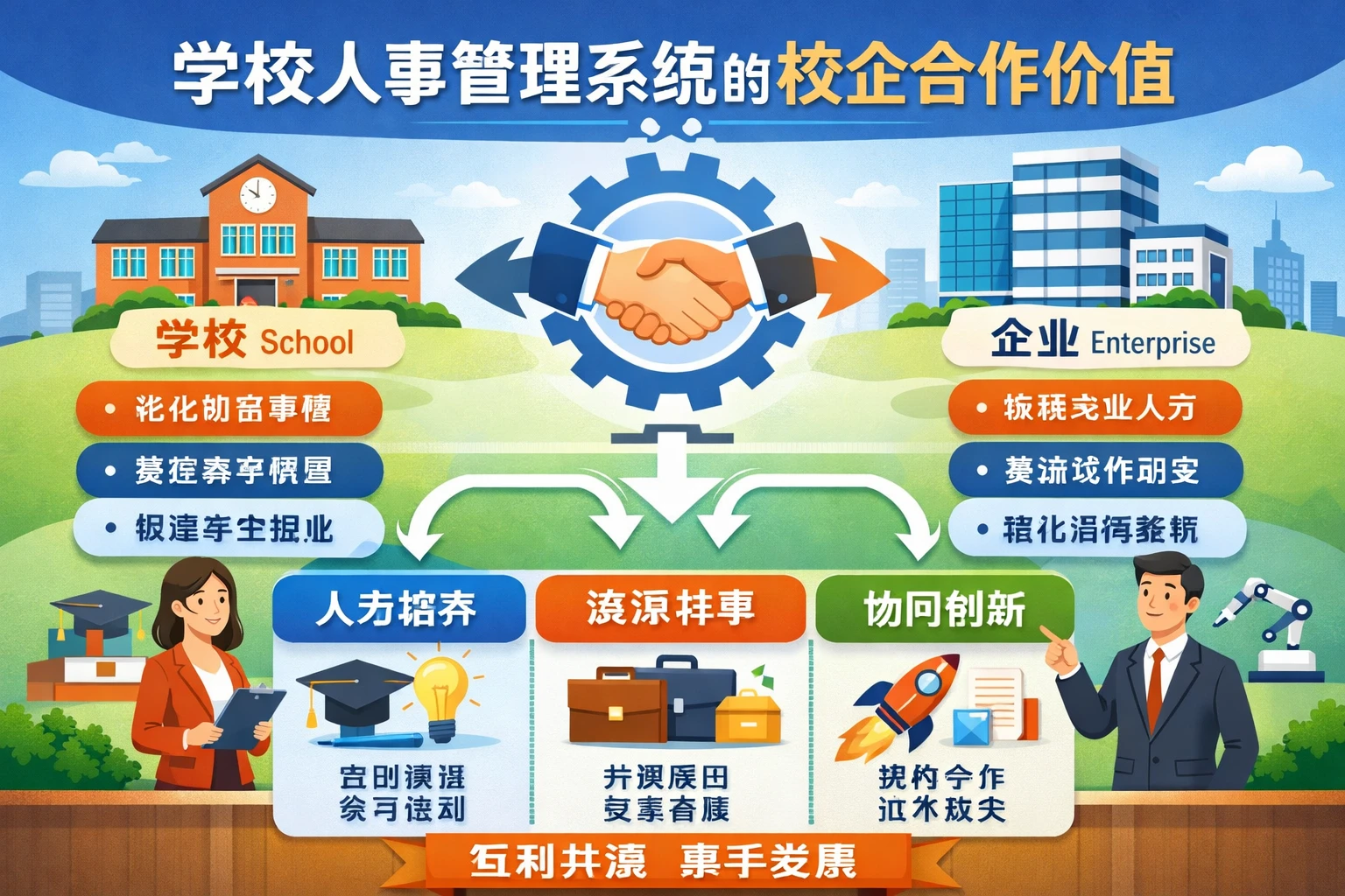 学校人事管理系统的校企合作价值