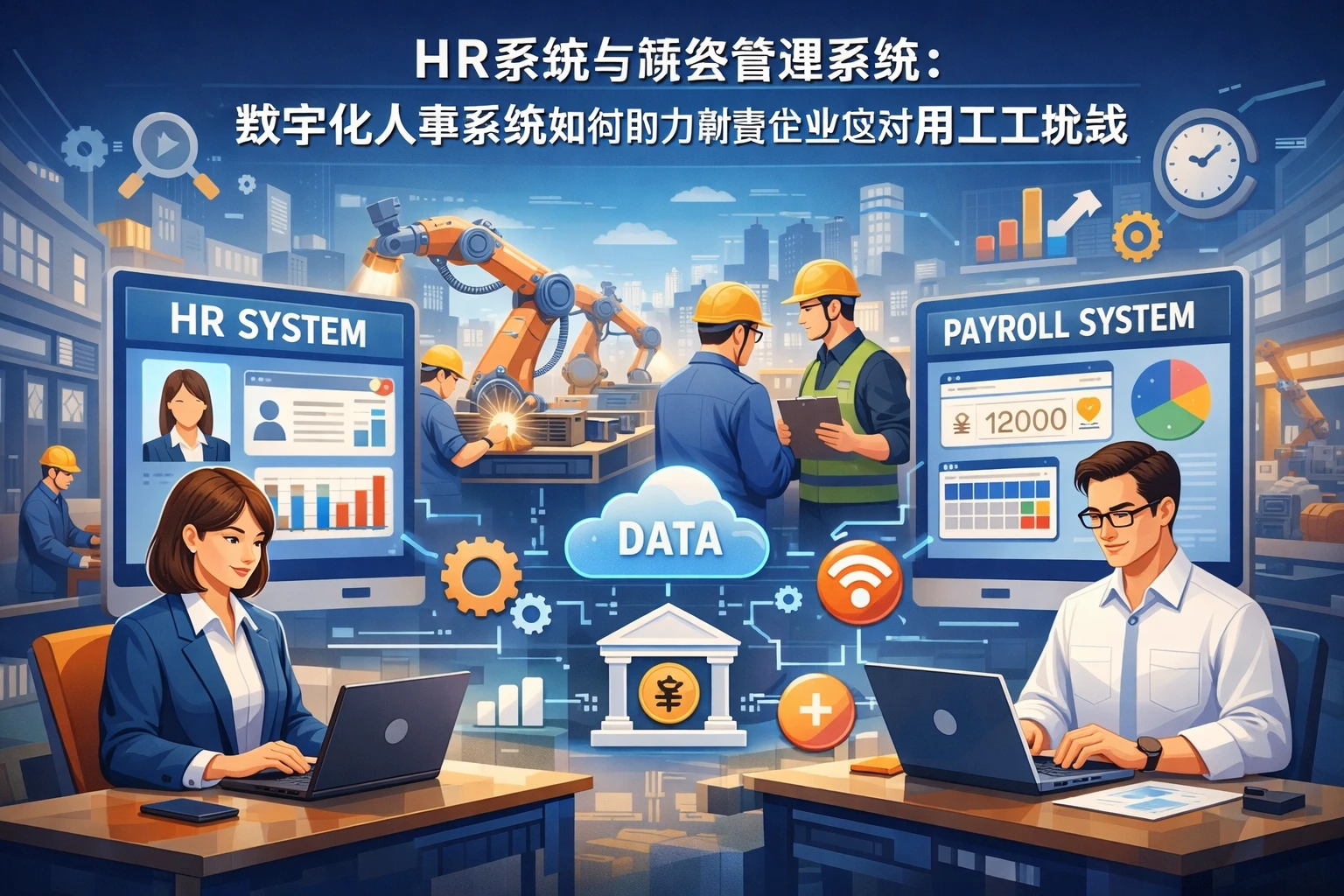 HR系统与薪资管理系统：数字化人事系统如何助力制造企业应对用工挑战