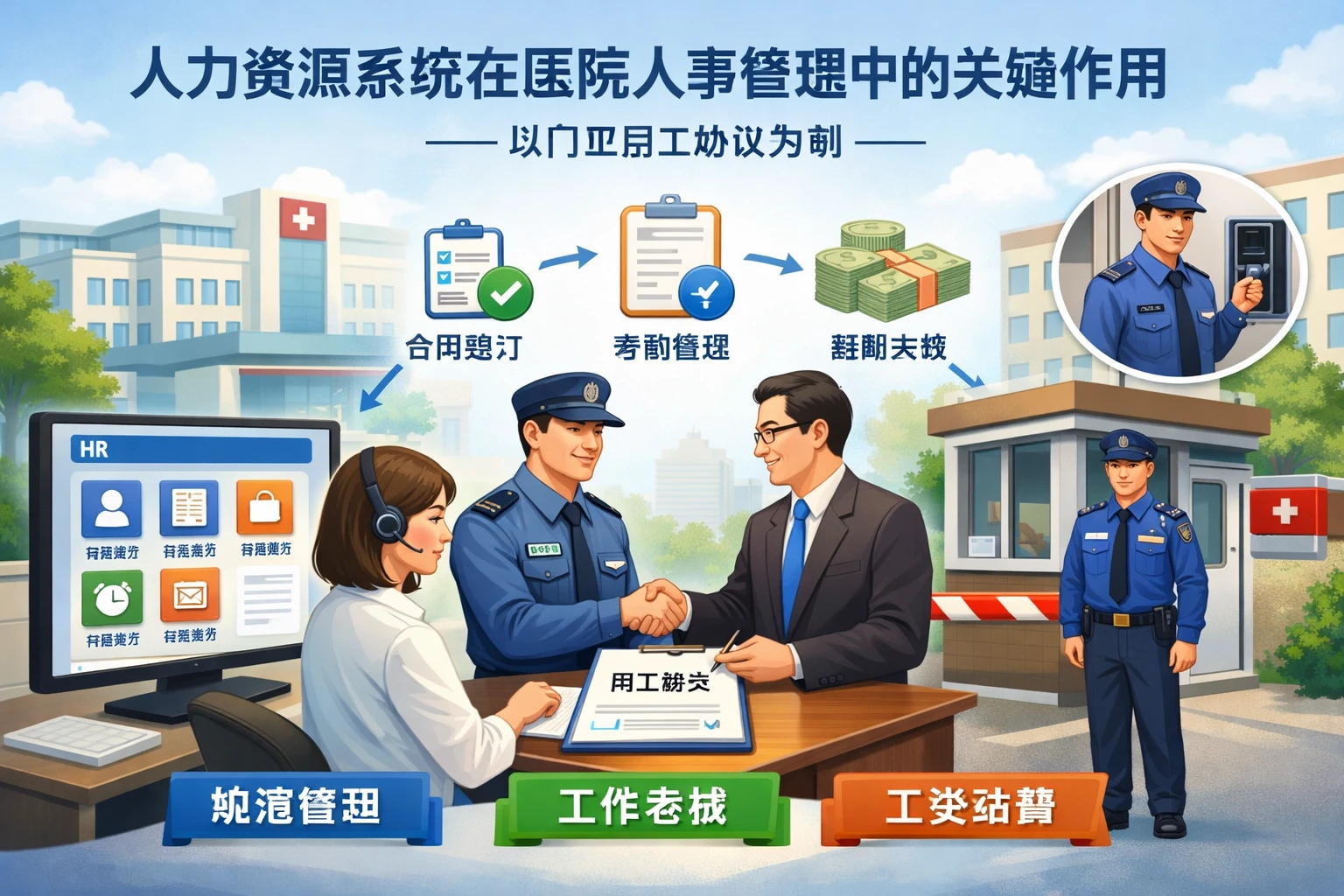 人力资源系统在医院人事管理中的关键作用——以门卫用工协议为例