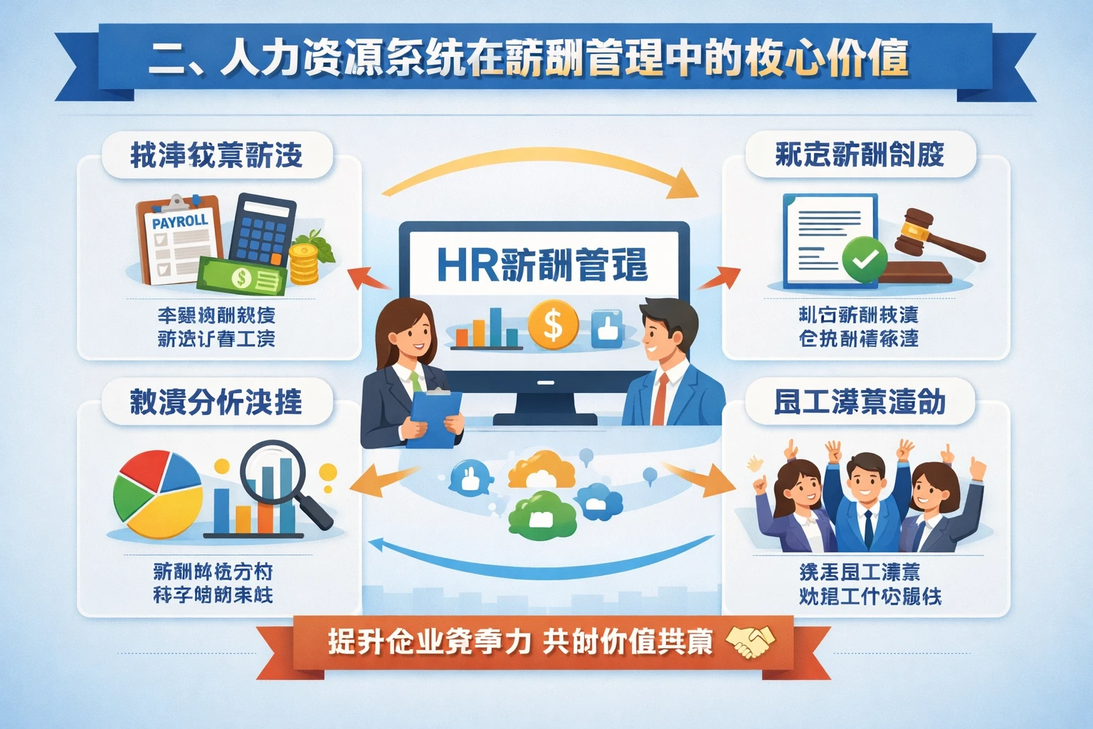 二、人力资源系统在薪酬管理中的核心价值