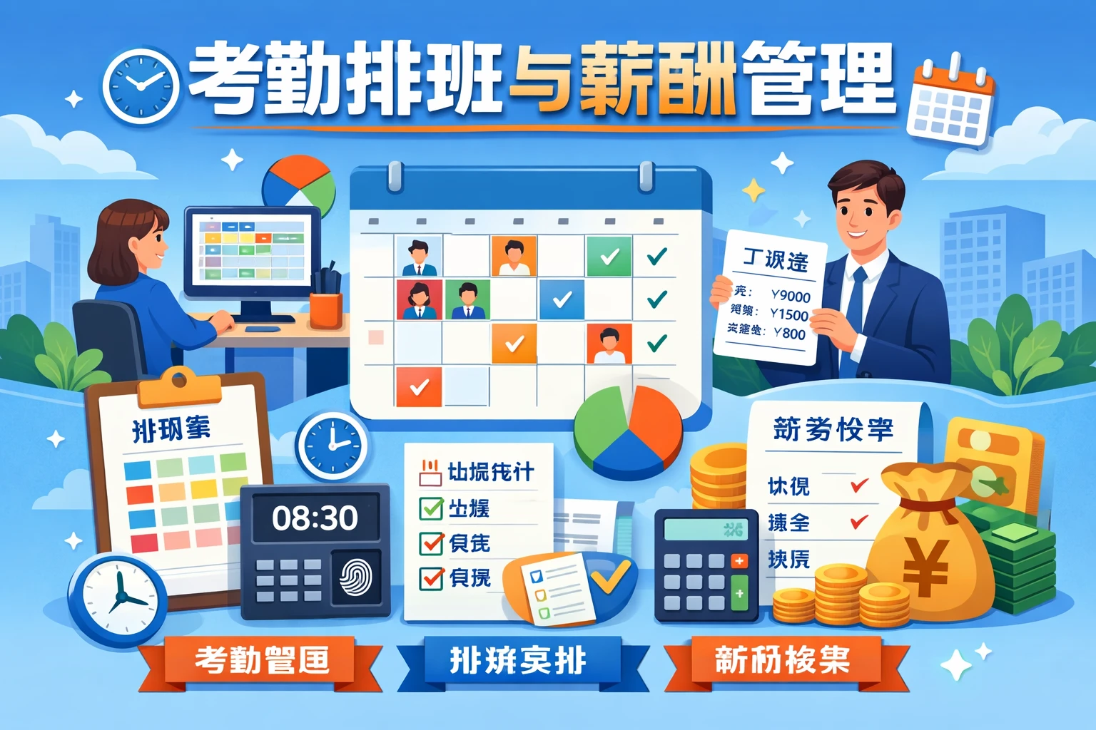 考勤排班与薪酬管理
