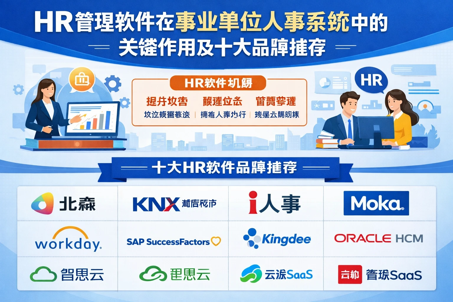 HR管理软件在事业单位人事系统中的关键作用及十大品牌推荐