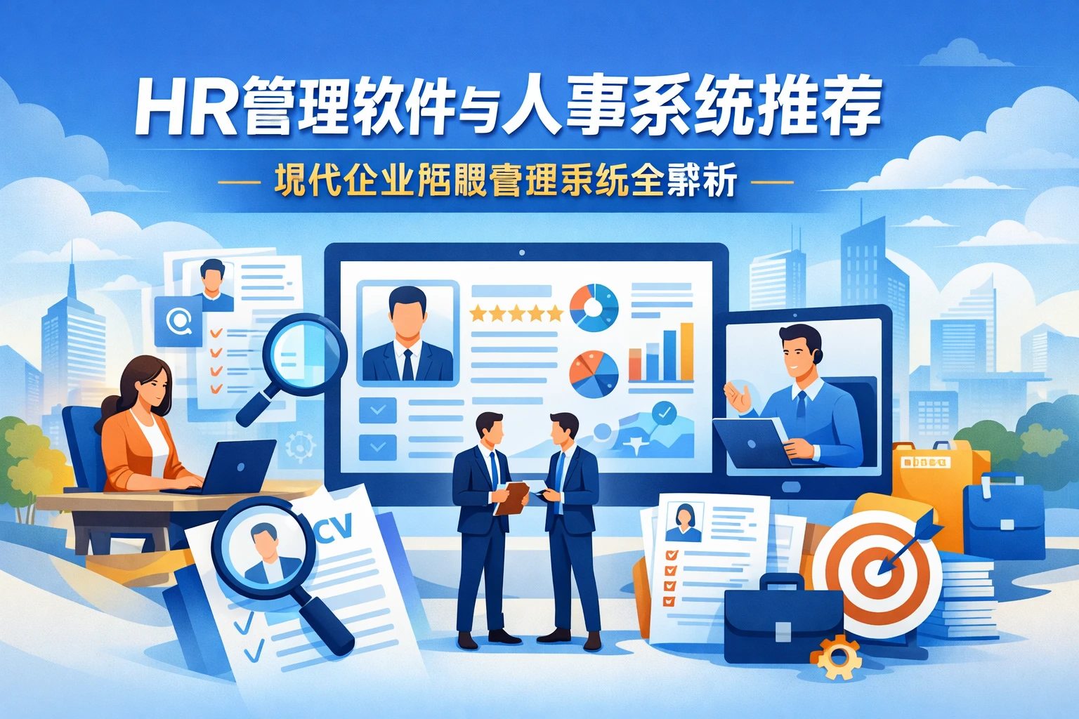 HR管理软件与人事系统推荐：现代企业招聘管理系统全解析