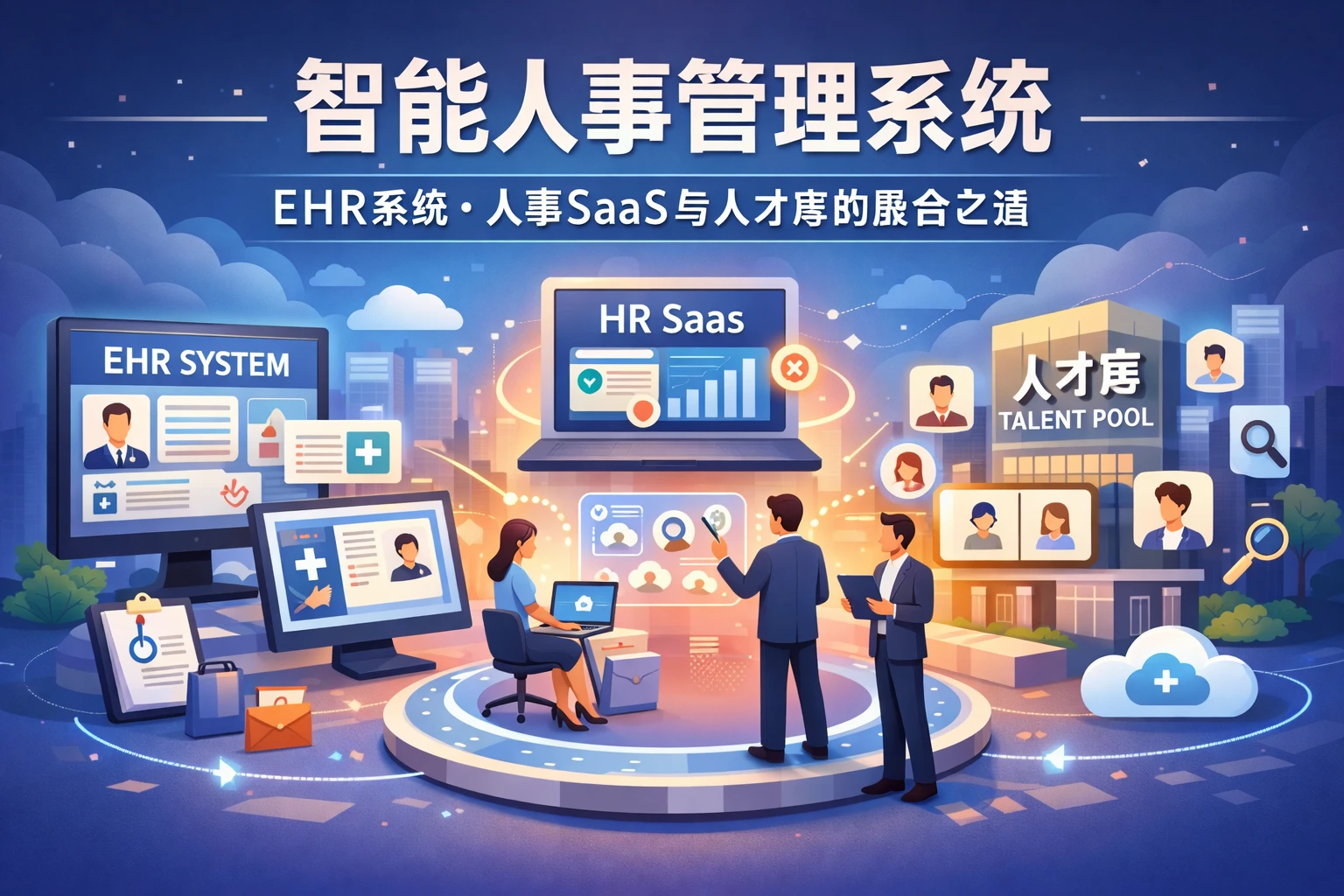 智能人事管理系统:EHR系统、人事SaaS与人才库的整合之道