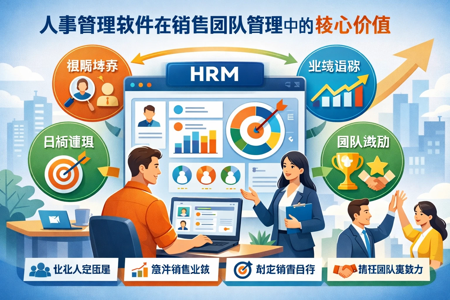 人事管理软件在销售团队管理中的核心价值