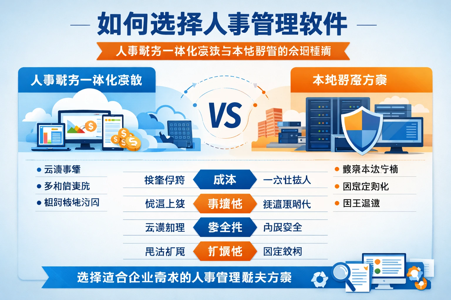 如何选择人事管理软件：人事财务一体化系统与本地部署的全面指南