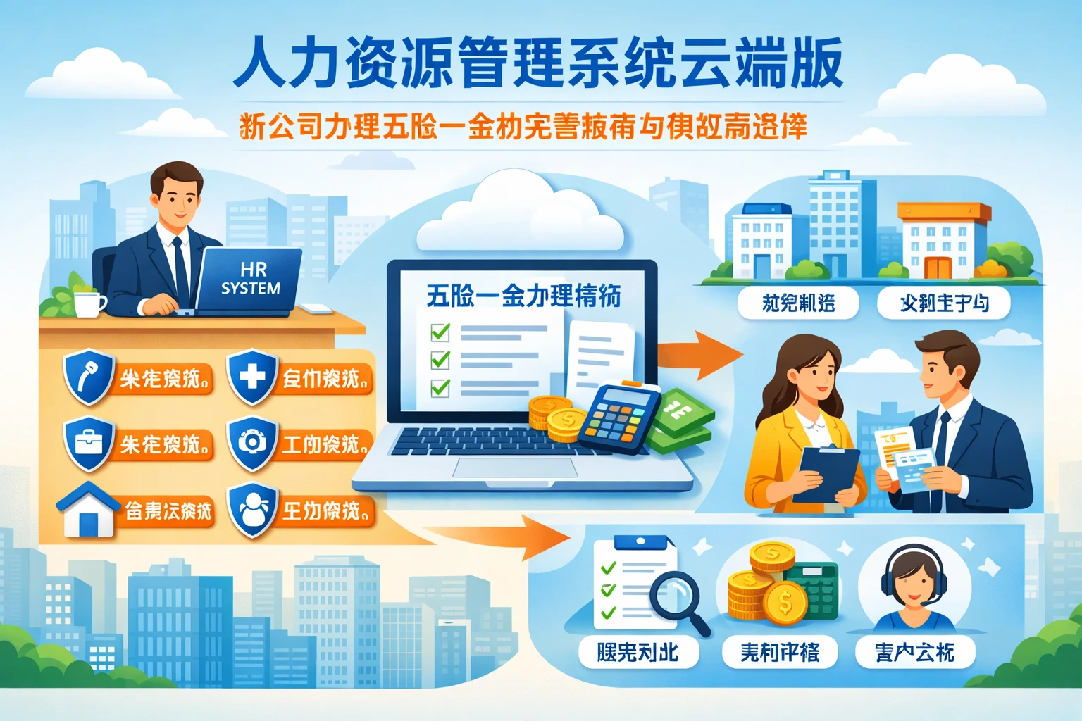 人力资源管理系统云端版：新公司办理五险一金的完整指南与供应商选择