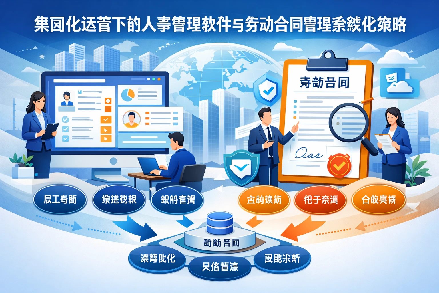 集团化运营下的人事管理软件与劳动合同管理系统优化策略