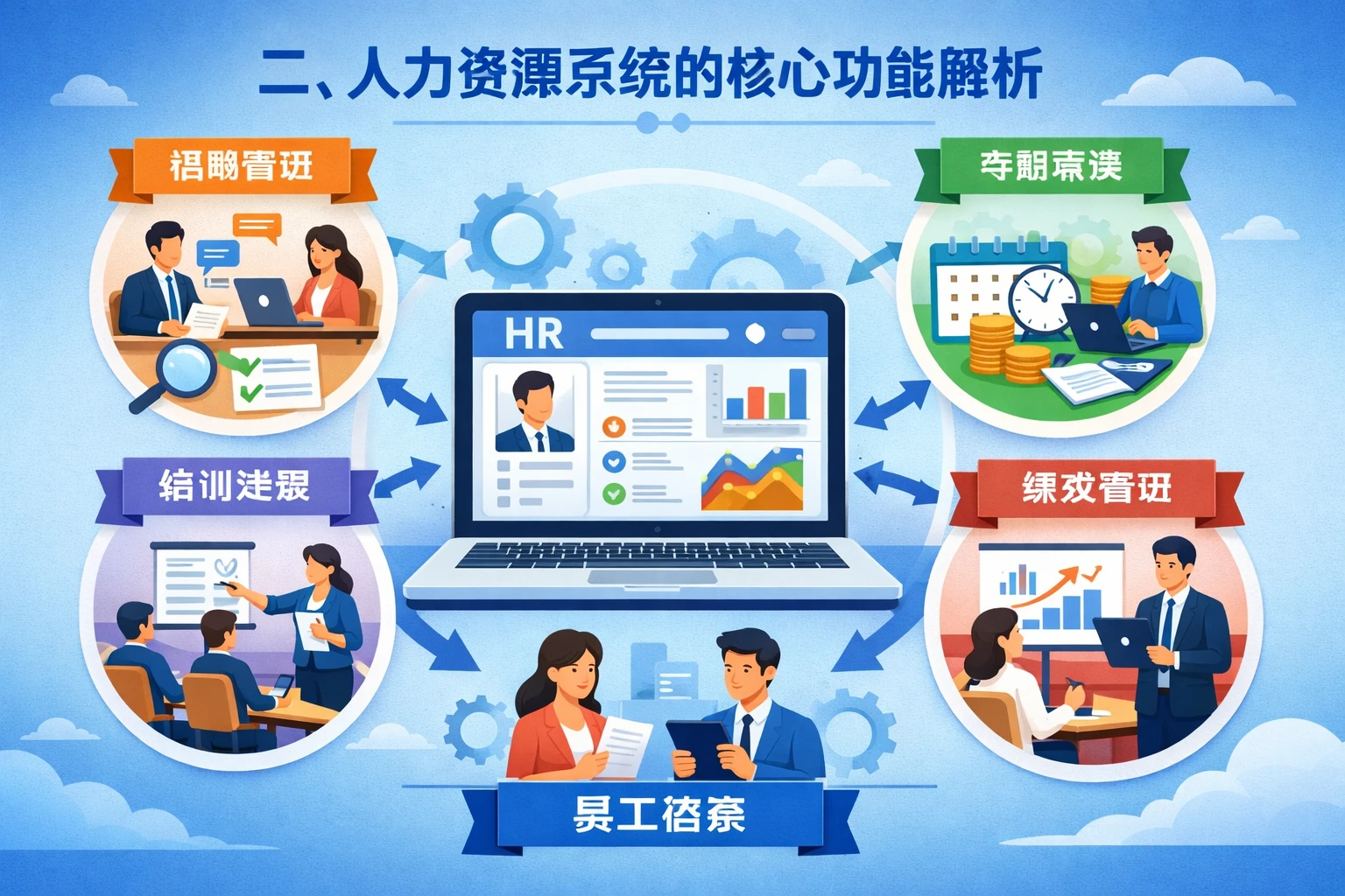 二、人力资源系统的核心功能解析