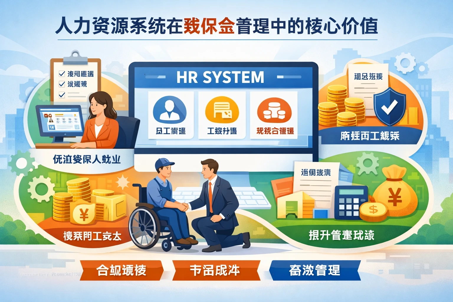 人力资源系统在残保金管理中的核心价值