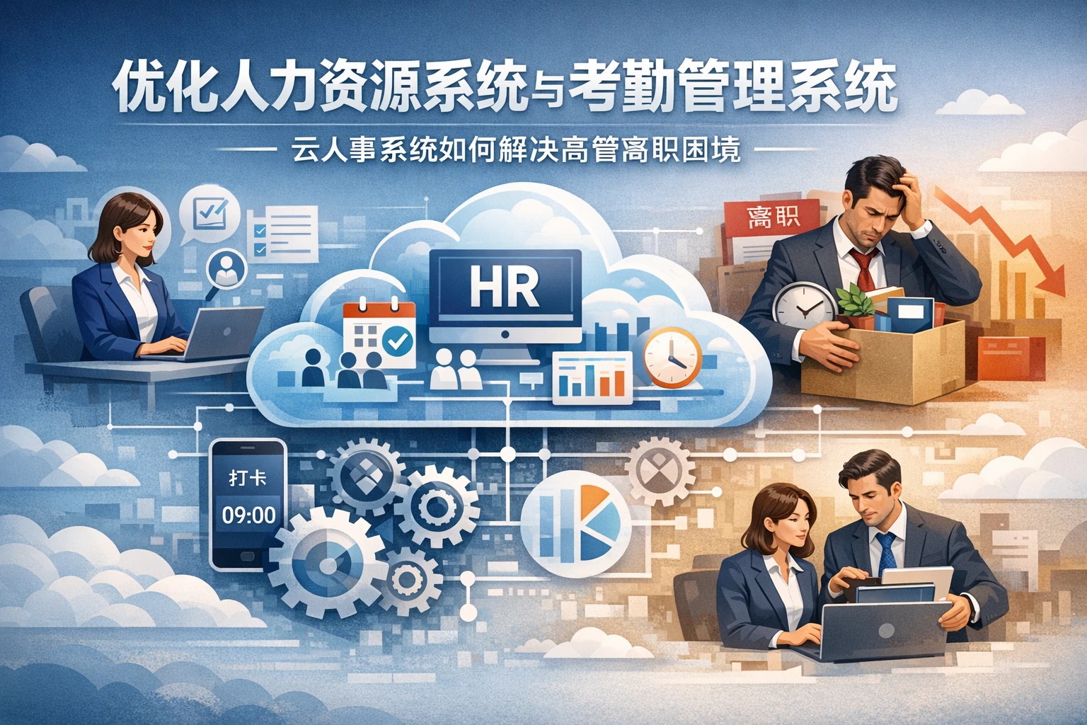 优化人力资源系统与考勤管理系统：云人事系统如何解决高管离职困境