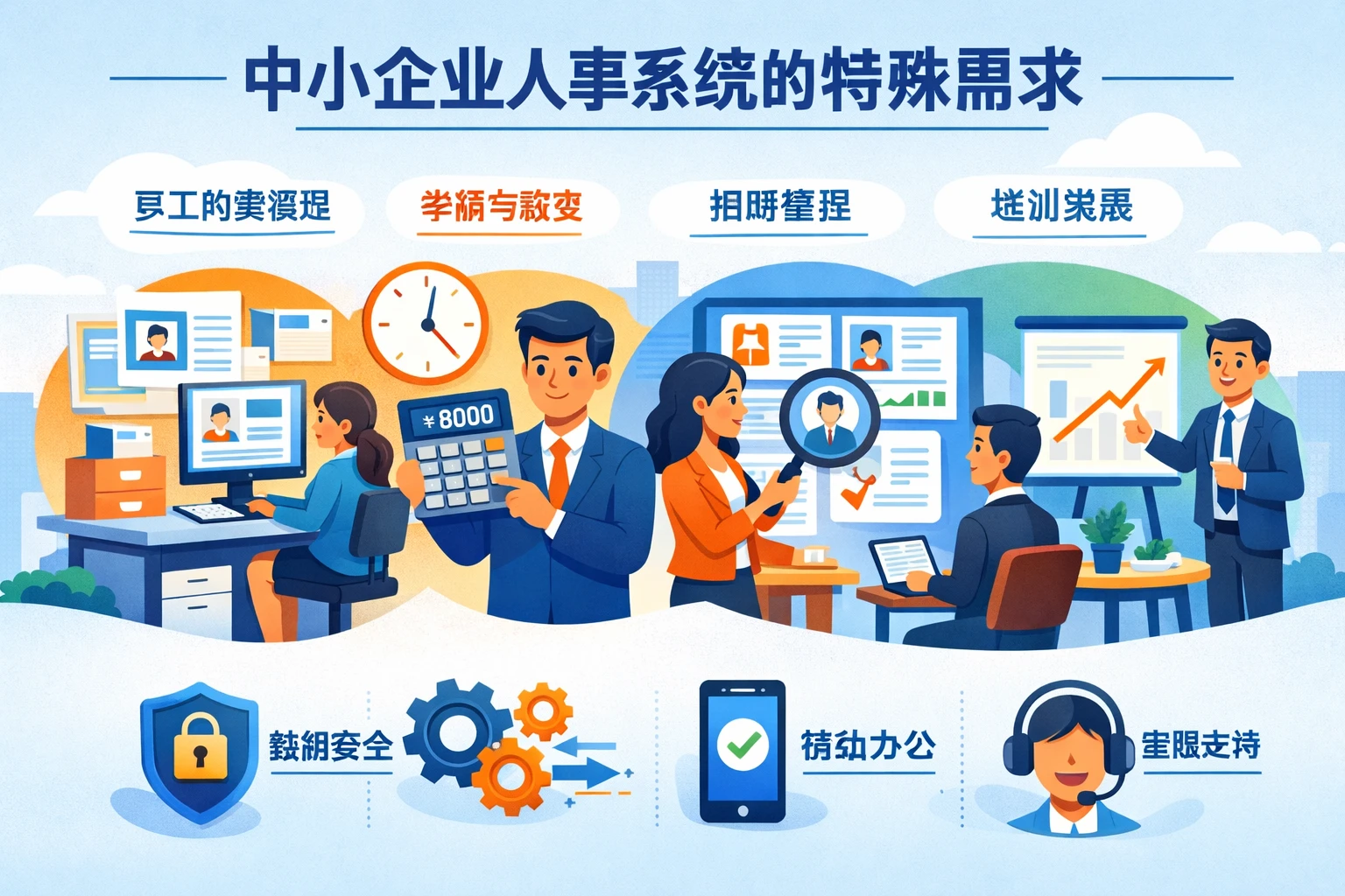 中小企业人事系统的特殊需求