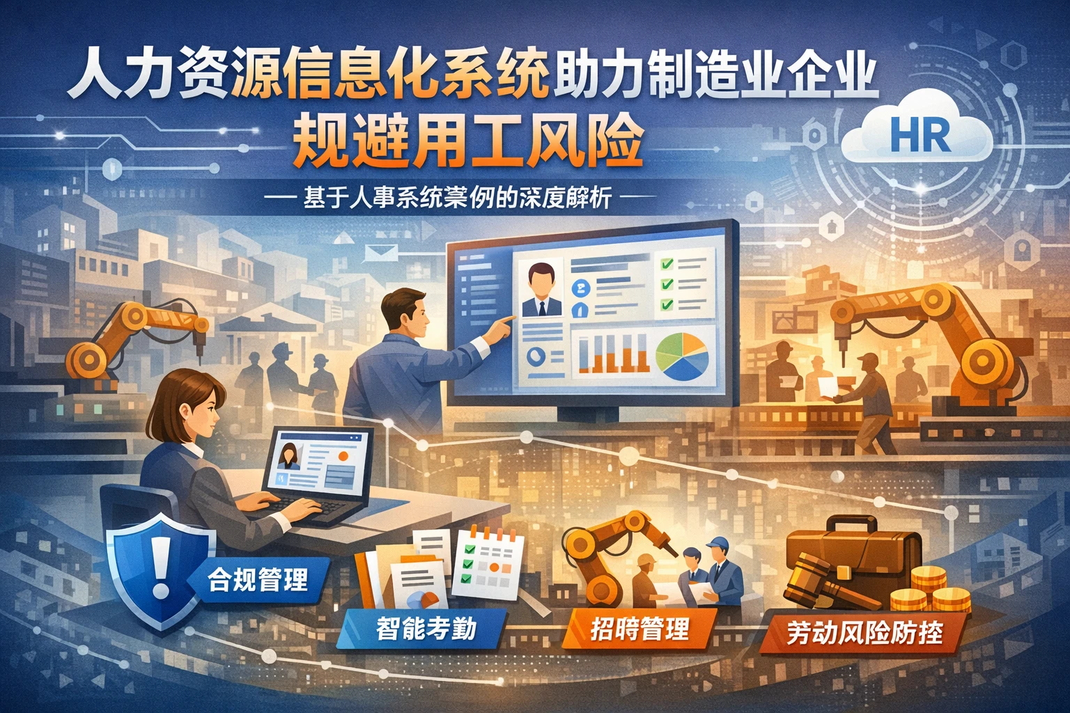 人力资源信息化系统助力制造业企业规避用工风险——基于人事系统案例的深度解析