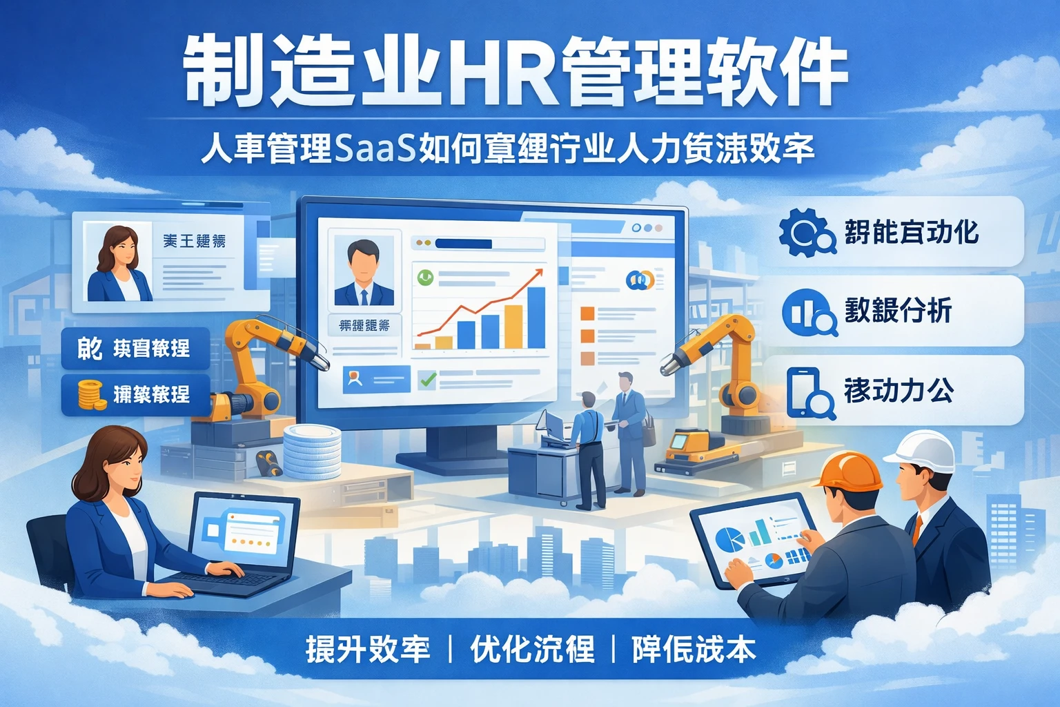制造业HR管理软件：人事管理SaaS如何重塑行业人力资源效率
