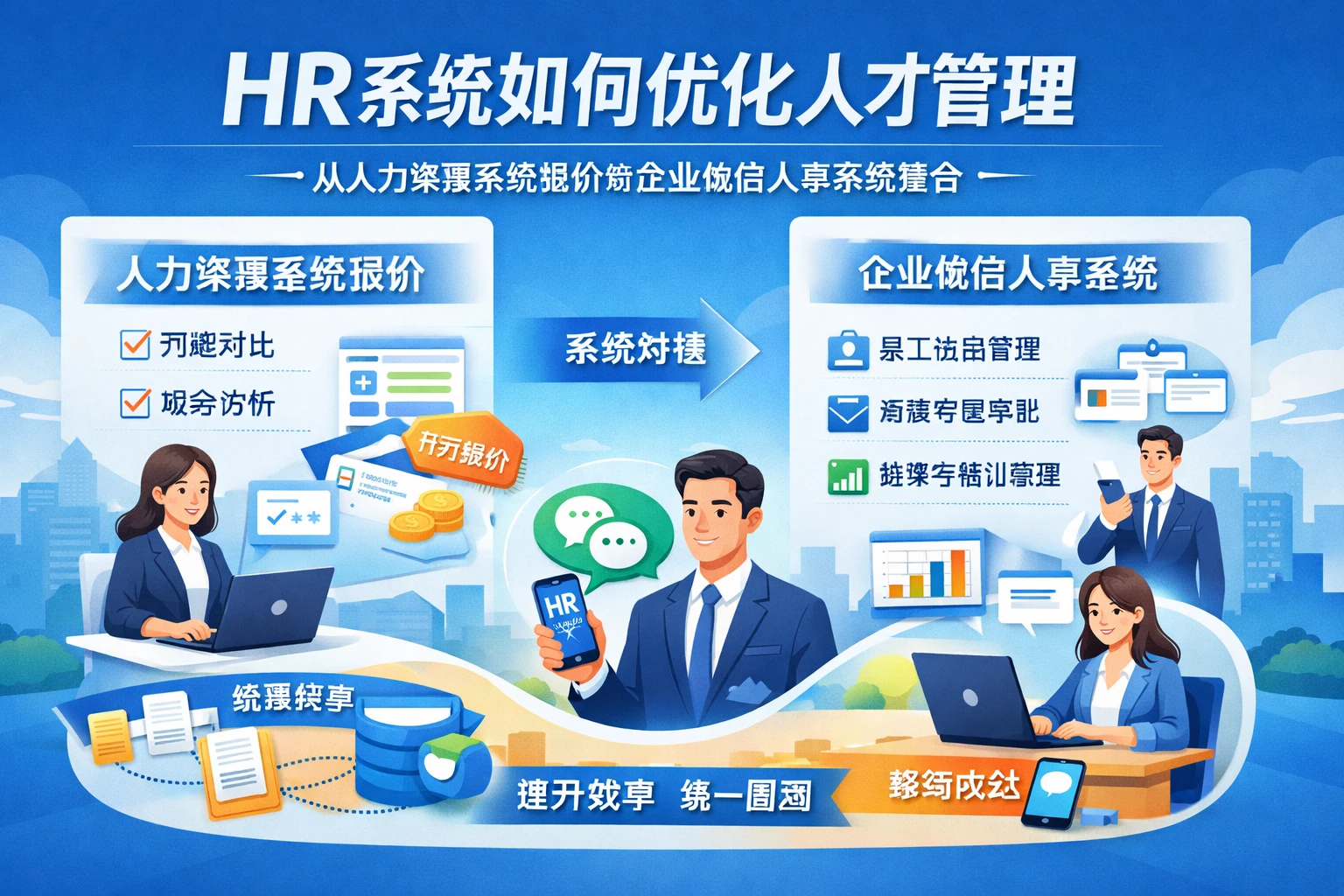 HR系统如何优化人才管理：从人力资源系统报价到企业微信人事系统整合
