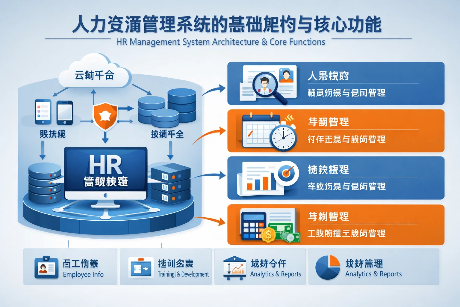 人力资源管理系统的基础架构与核心功能