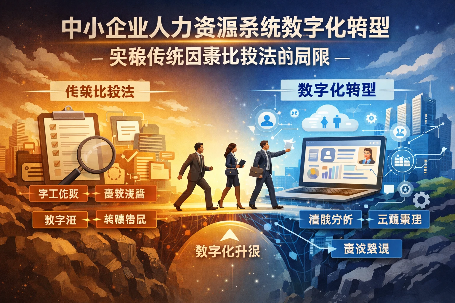 中小企业人力资源系统数字化转型：突破传统因素比较法的局限