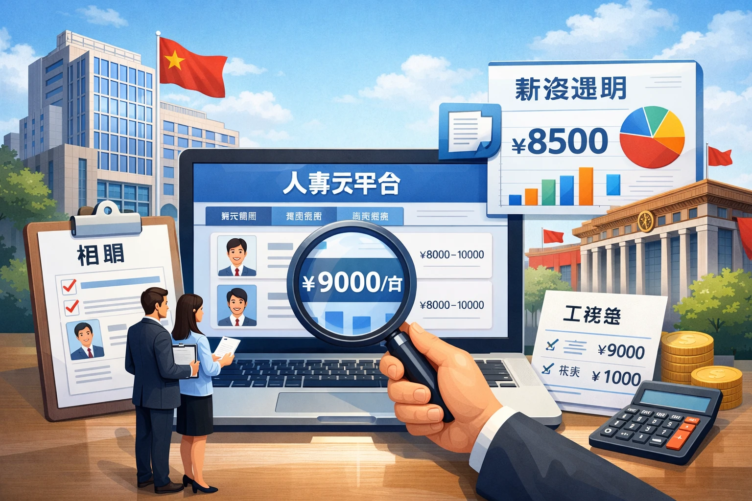 HR管理软件与国企人力资源系统：人事云平台如何解决招聘薪资透明度问题