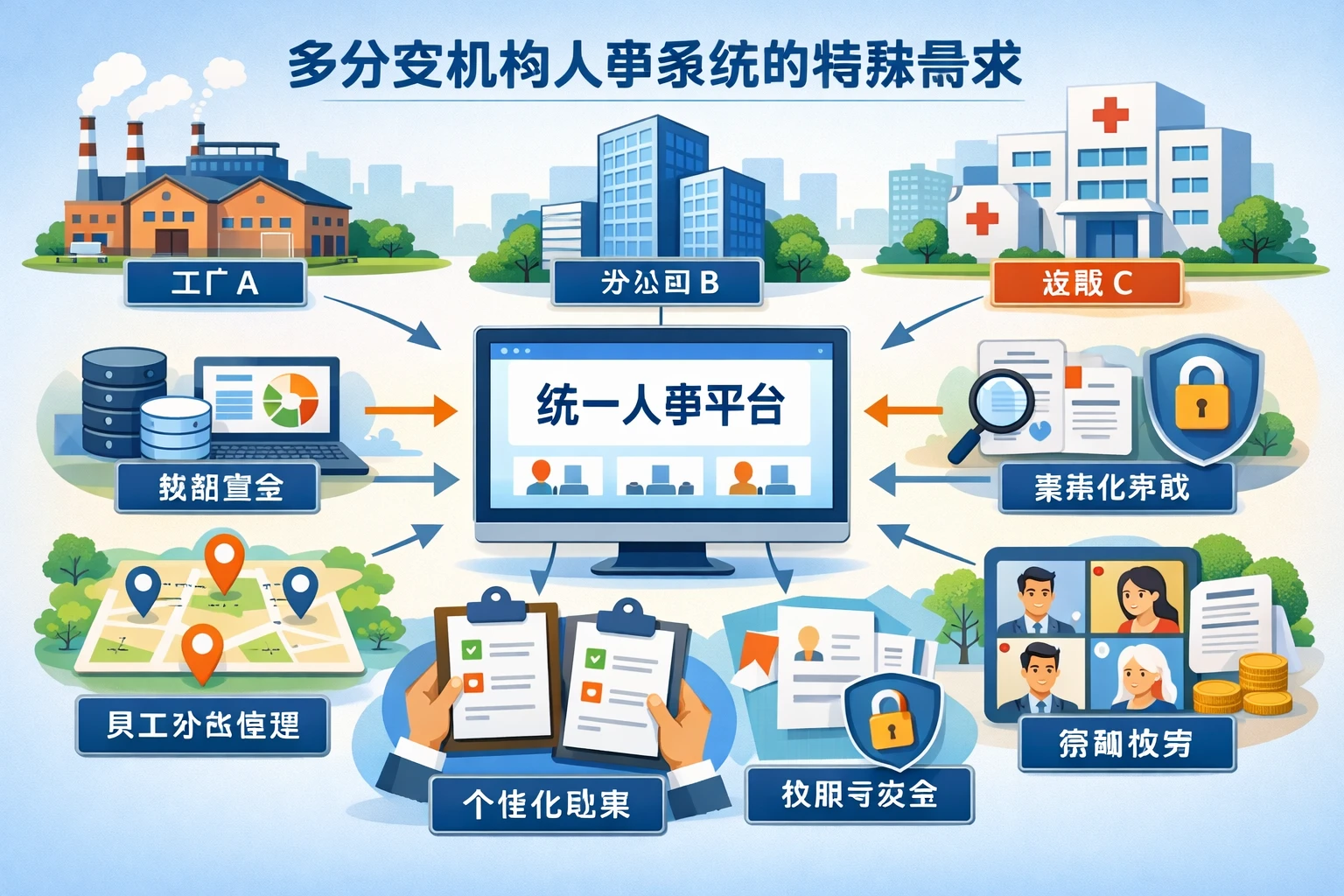 多分支机构人事系统的特殊需求