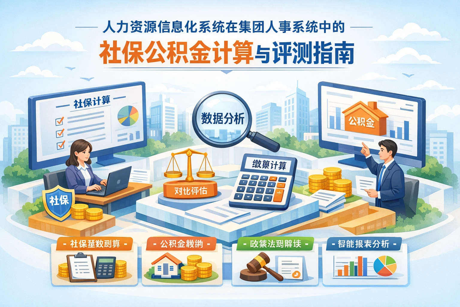 人力资源信息化系统在集团人事系统中的社保公积金计算与评测指南