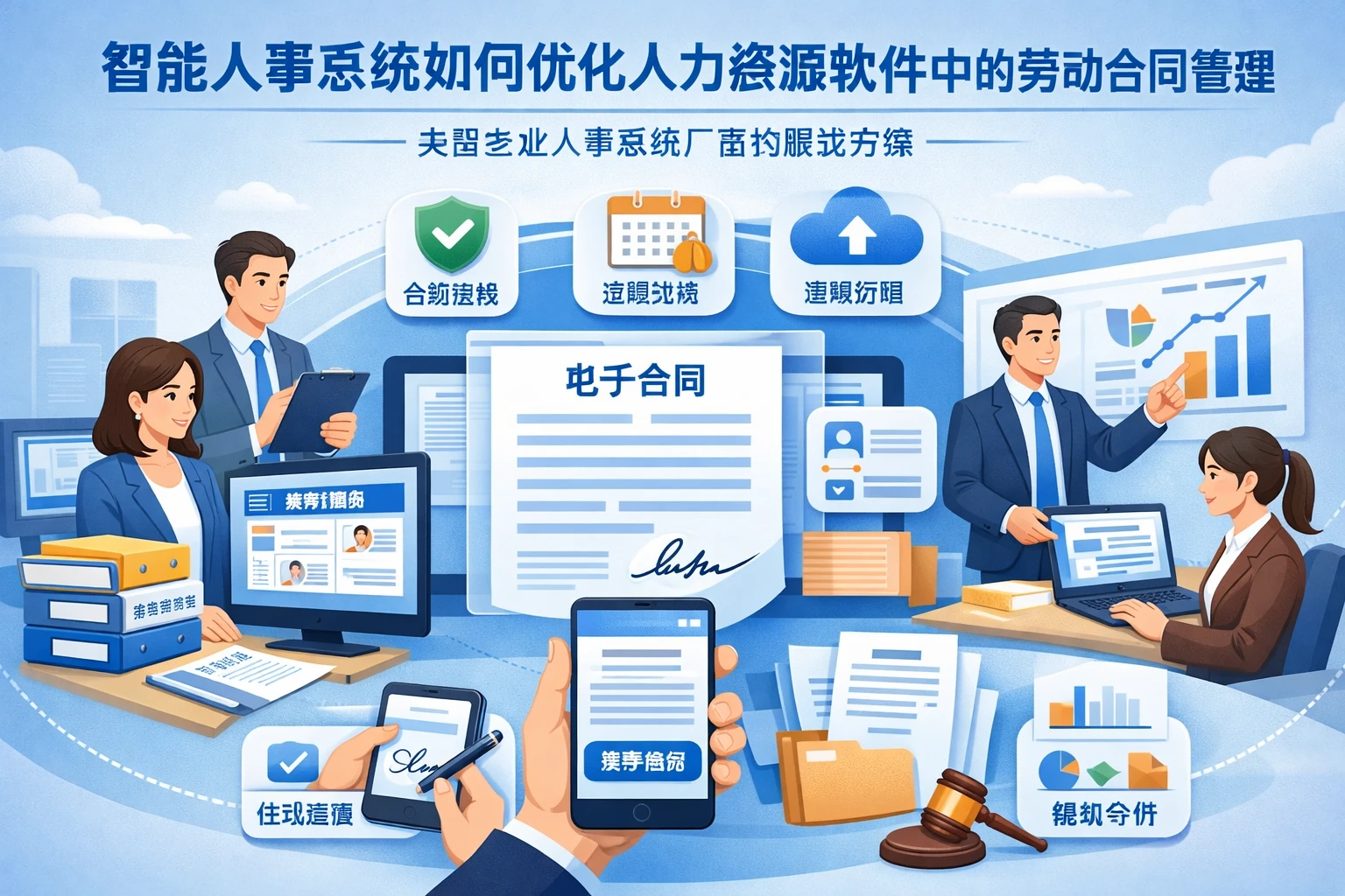 智能人事系统如何优化人力资源软件中的劳动合同管理——来自专业人事系统厂商的解决方案