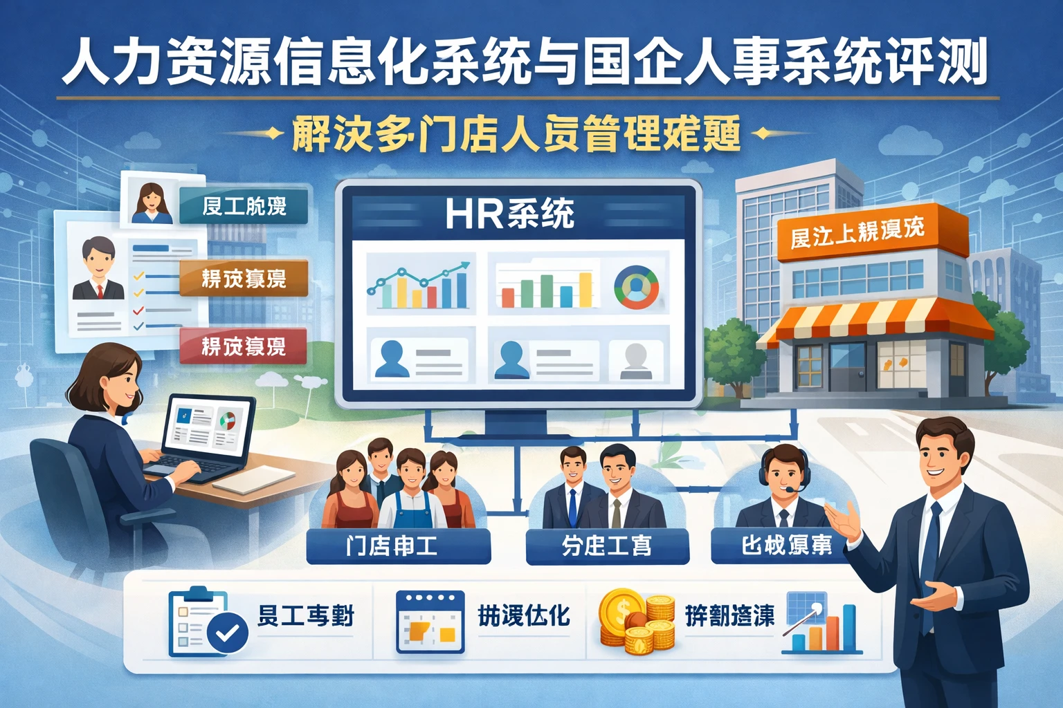 人力资源信息化系统与国企人事系统评测：解决多门店人员管理难题