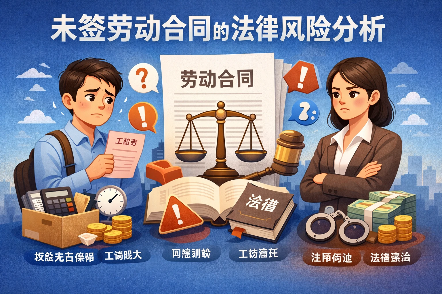 未签劳动合同的法律风险分析