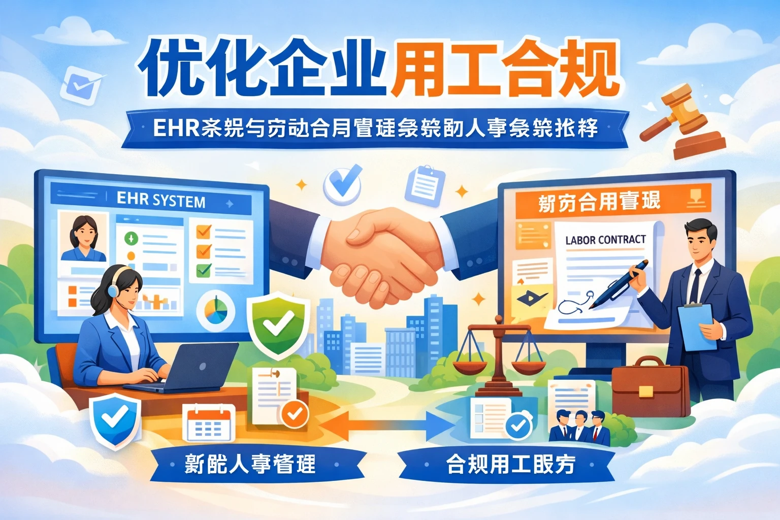 优化企业用工合规：ehr系统与劳动合同管理系统的人事系统推荐