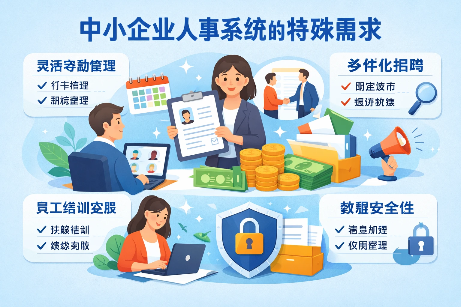 中小企业人事系统的特殊需求