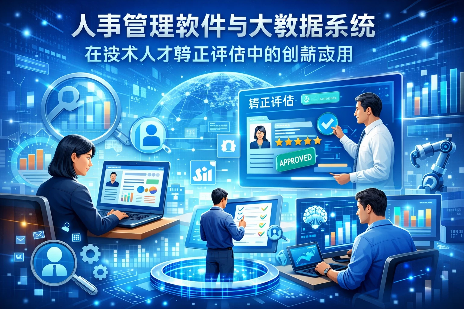 人事管理软件与大数据系统在技术人才转正评估中的创新应用