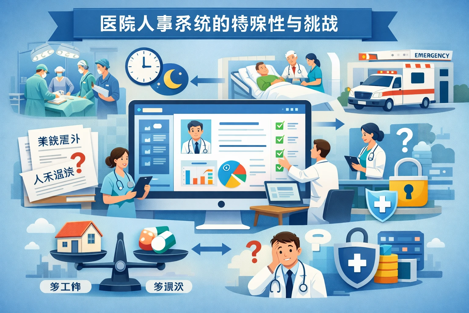 医院人事系统的特殊性与挑战