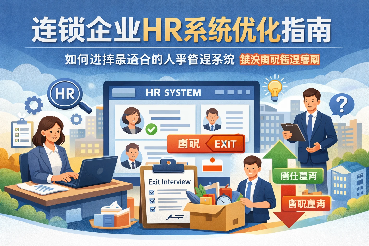 连锁企业HR系统优化指南：如何选择最适合的人事管理系统解决离职管理难题