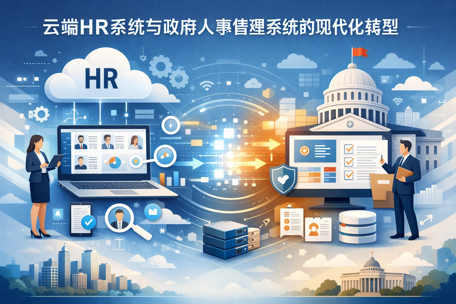 云端HR系统与政府人事管理系统的现代化转型